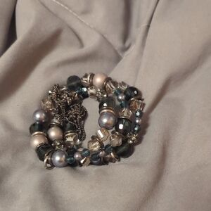 Elegant Multi-Strand Beaded Bracelet